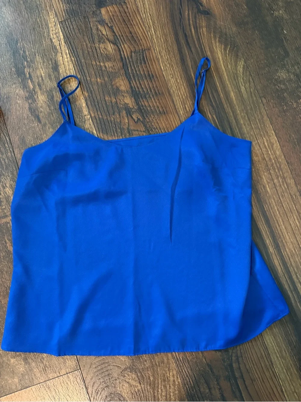 J. Crew Royal Blue Floral Lace Long-Sleeve Mock Neck Top